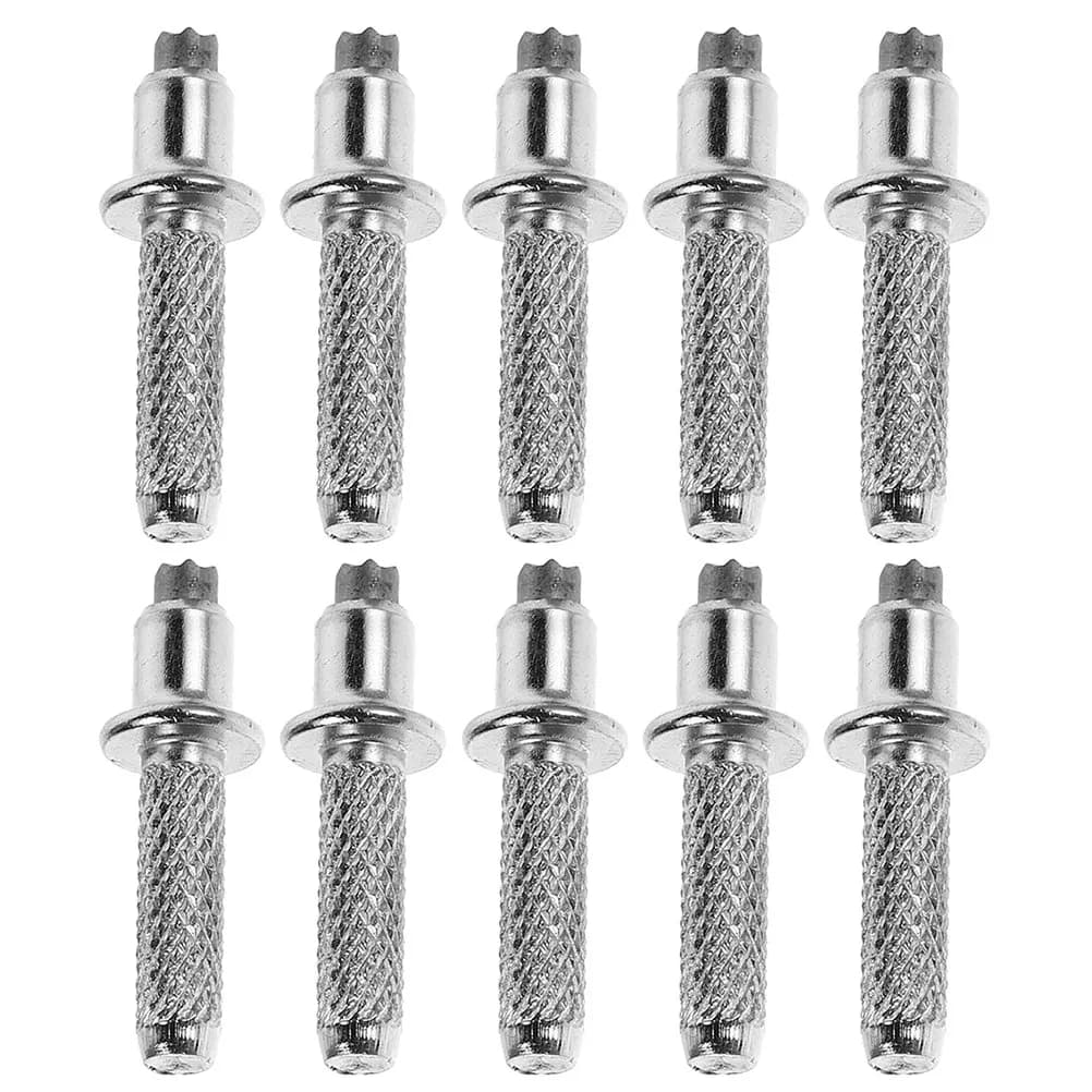 10Pcs Hiking Stick Tungsten Steel Replaceable Tips Trekking Pole Accessories Metal Walking Cane Feet Replacement Parts