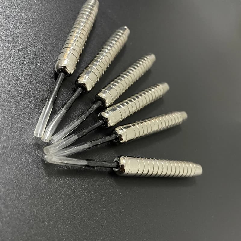 Darts 12 pcs uniquely shaped dart pins 20g/0.7-ounce iron material, electroplated dart accessories black steel tips