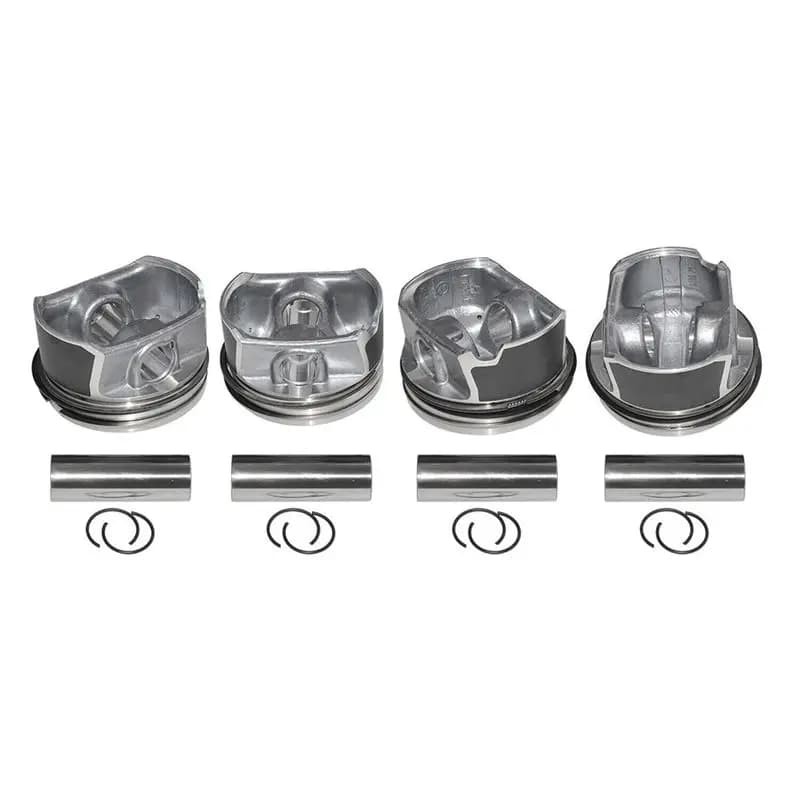 ABHX-20Mm Engine Piston & Rings Set Pin For A3 A4 A6 C6 2.0 Golf GTI / Jetta GLI / Passat 06D107066C, 06D198151B