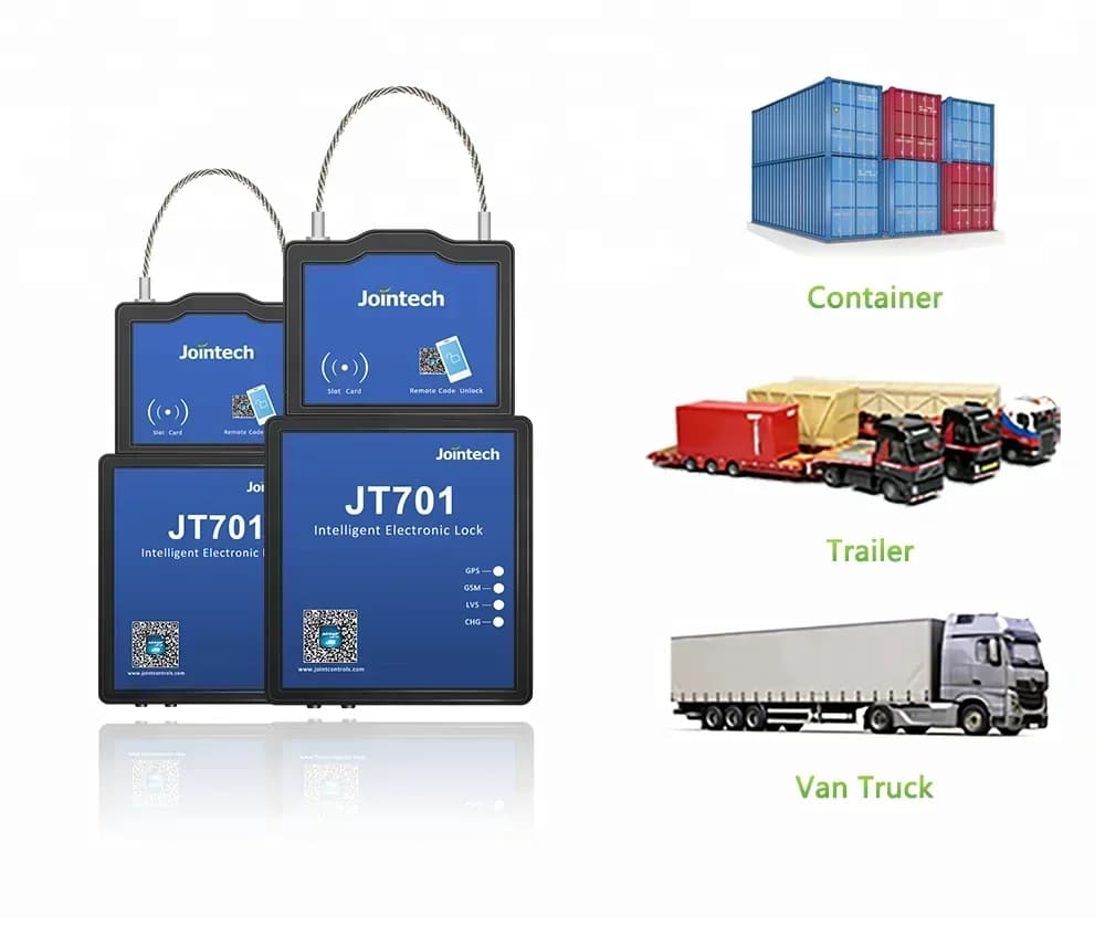 Lucchetto Elettronico GPS Intelligente in Tempo Reale JT701 2026 per il Tracciamento di Beni Mobili