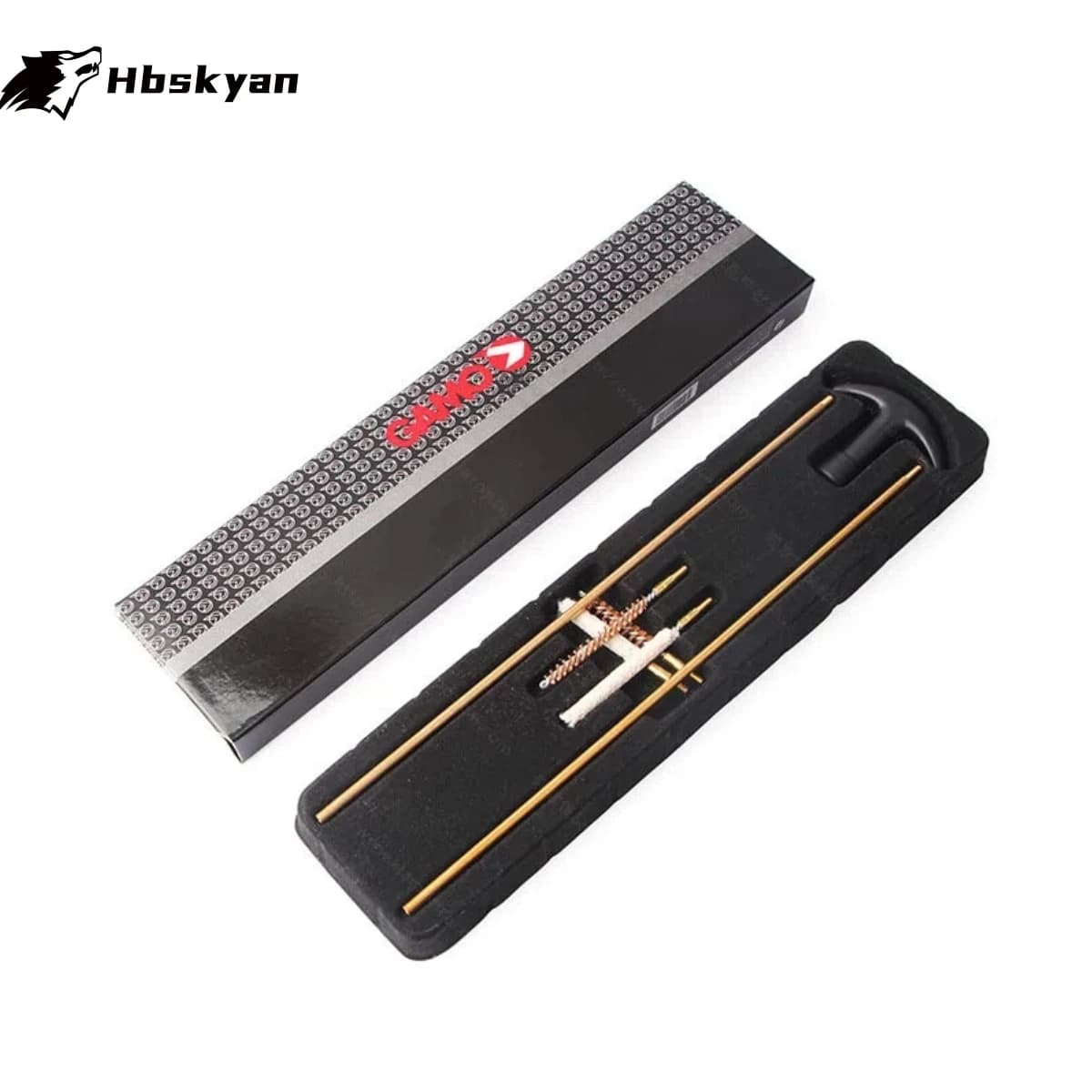Kit di pulizia tattica per pistola softair.177.22 Cal 4.5mm 5.5mm Spazzola a botte Lavapavimenti in lana per fucile da caccia Pistole