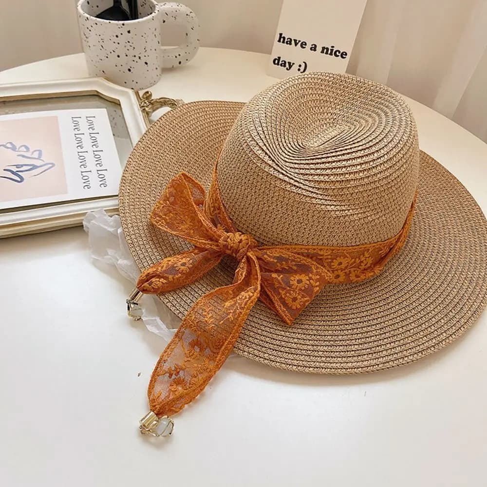 Foulard in pizzo floreale trasparente per capelli, decorazione per acconciature, fascia per capelli, sciarpa lunga per il collo, accessori per capelli