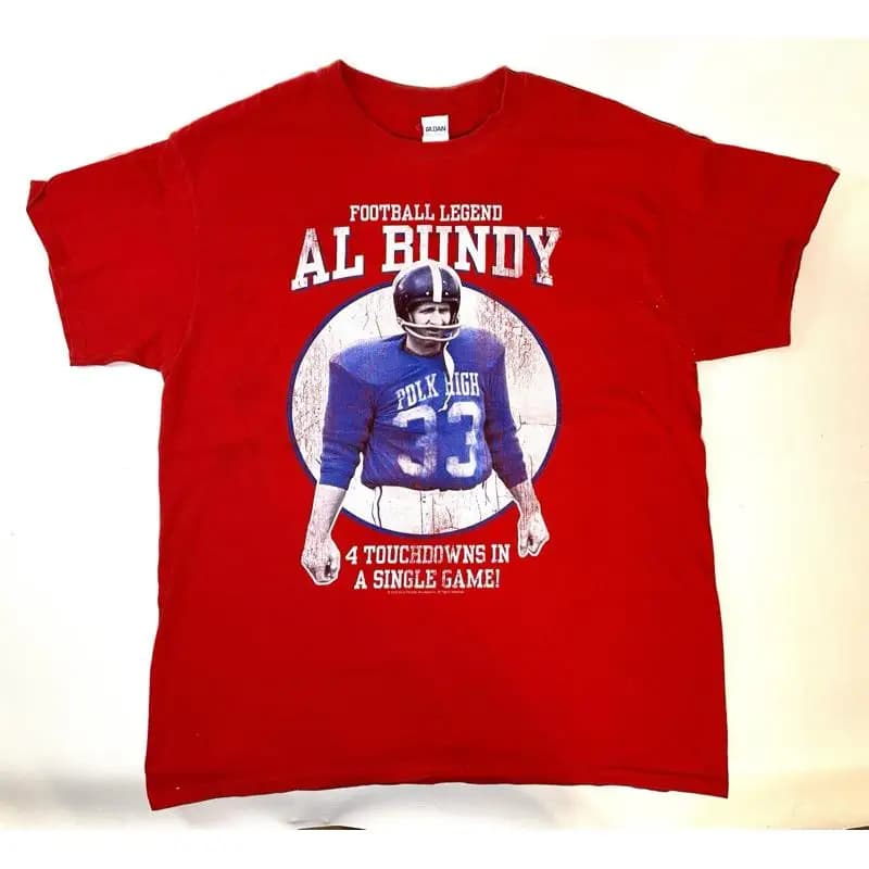 Men's Big Red T-shirt Vintage Football Legend Al Bundy 2016