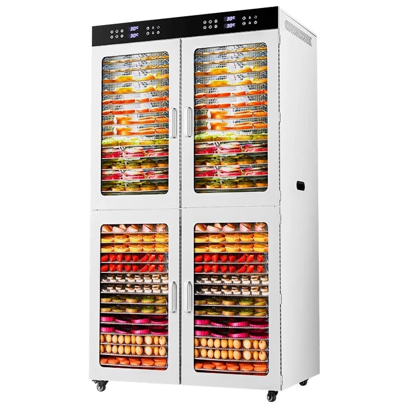 Essiccatore Alimentare ad Alta Efficienza con Touch Screen a 80 Vassoi, 8000W, per Uso Domestico, per Frutta Essiccata, con Componente Motore Principale Usato