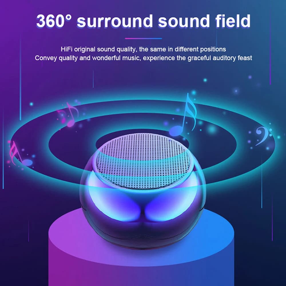 Nuovo altoparlante Bluetooth wireless M3 TWS Mini altoparlante portatile per uso domestico subwoofer esterno