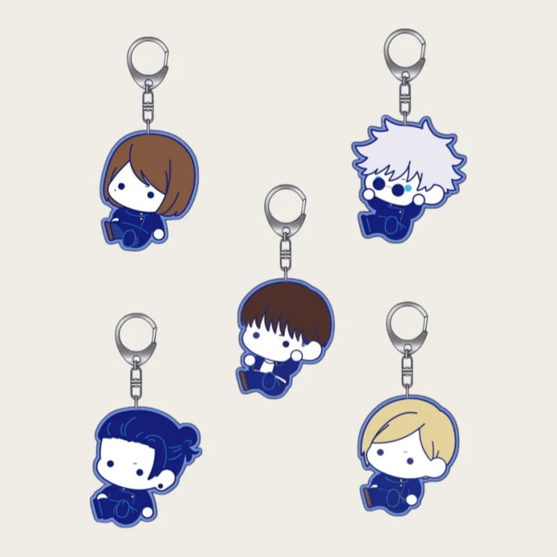 Portachiavi con Ciondolo per Borsa a Tema Jujutsu Kaisen: Ieiri Shoko, Gojo Satoru - Decorazione per Zaino, Ciondolo Carino, Merchandise Anime, Regalo