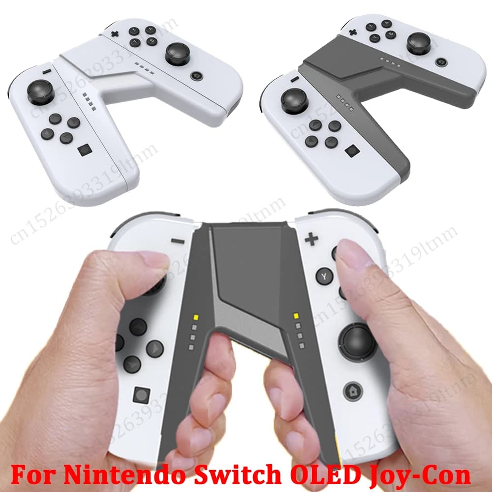 Left and right charging Dock game controller for Nintendo Switch / Switch OLED Joy-with support handle for V-shaped Gamepad chargers