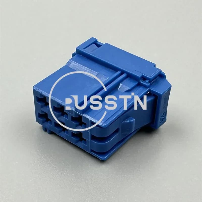 Set di 1 Connettore per Cablaggio Automobilistico a 6 Pin Blu, Maschio e Femmina, Presa Non Sigillata, Assemblaggio AC, Parti Auto 1-965641-1 8-968970-1