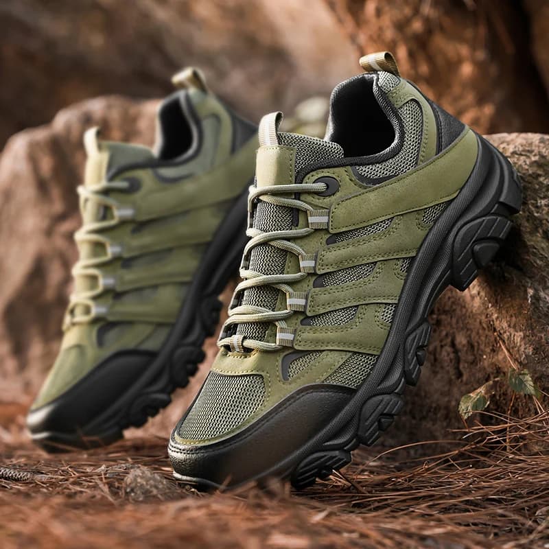 Scarpe da trekking da uomo Scarpe da trekking in rete Stivali tattici da caccia all'aperto Scarpe da ginnastica antiscivolo Stivali militari traspiranti da uomo