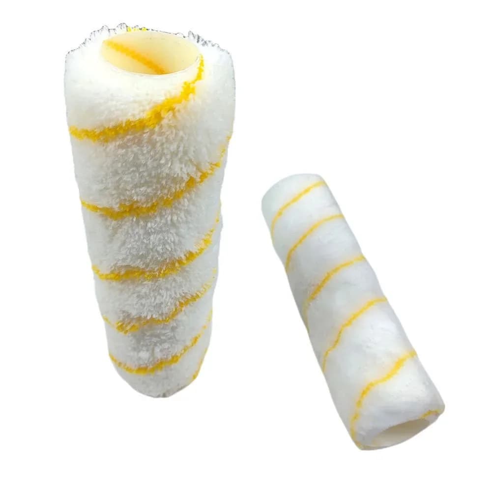 Coperture per rulli in microfibra senza pelucchi per dipingere pareti, soffitti e cartongesso, finitura liscia, lunghezza del palo di 7 pollici e 9 pollici