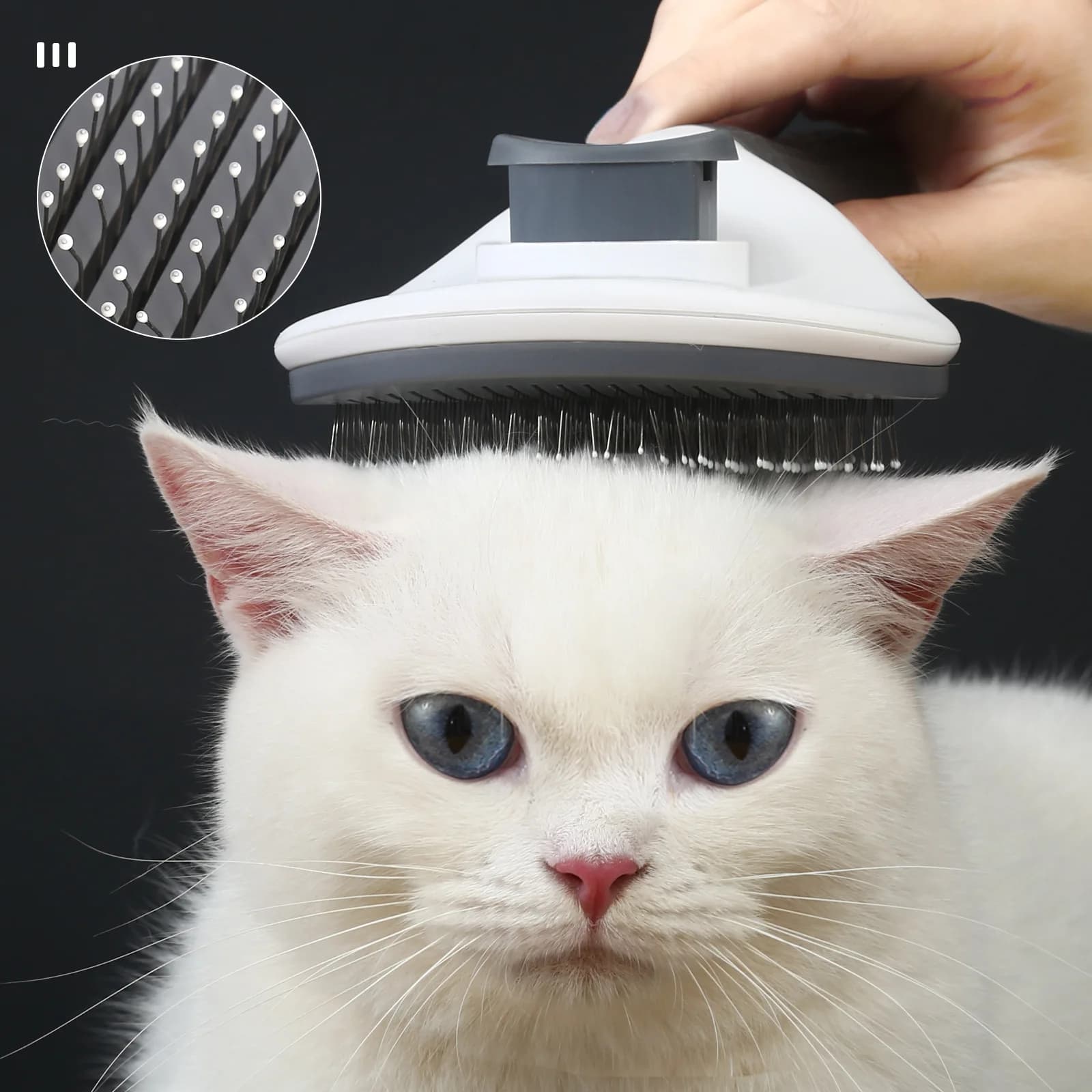 Depilazione per gatti Pettine per animali domestici Styling Depilazione Pettine per gatti Spargimento automatico Spazzola per pettine per gatti