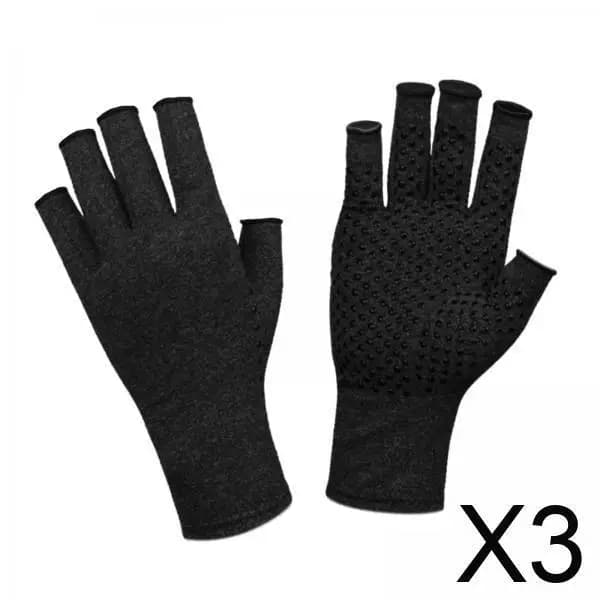 Cotton-Free Compression Gloves for Cycling, Gym and Open Daily Use