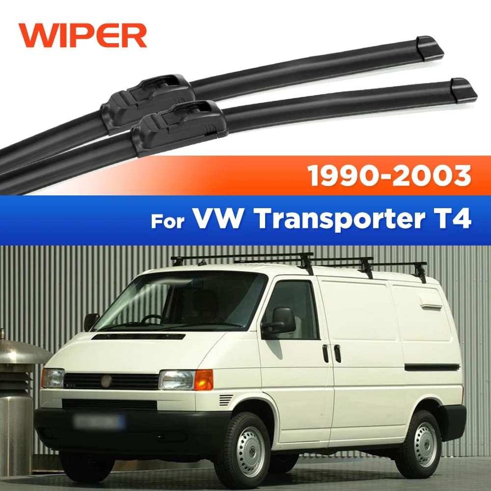 For VW Transporter T4 1990 - 2003 Wiper Front Wiper Blades Windshield Windscreen Clean Window Car Rain Brushes 21"+21"