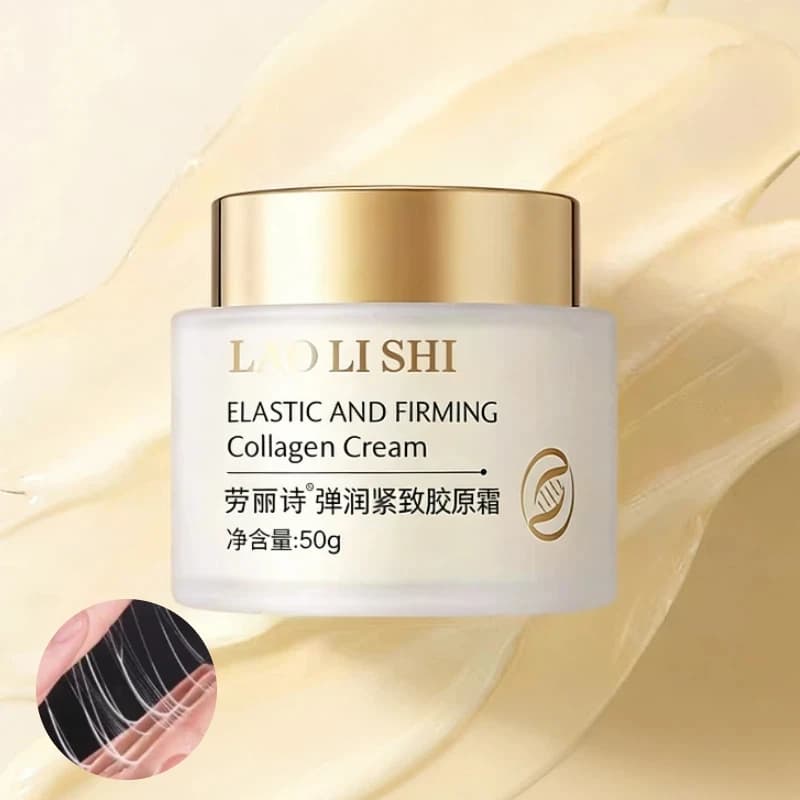Cream Viso Rassodante al Collagen with Hyaluronic Acid, Hydrating Deep, Nutrient Essence Silk Effect