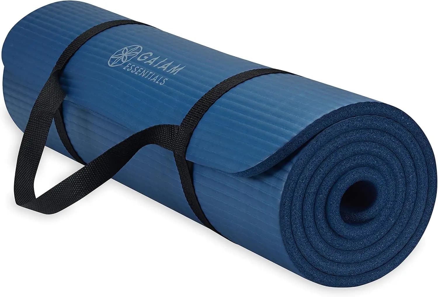 Yoga Mat with Carrying Strap, 10mm Thick Exercise Mat for Home and Gym Workouts