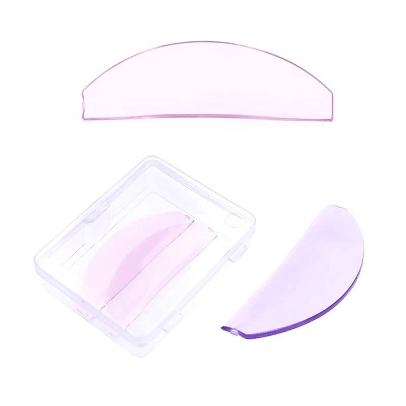 Ultra Thin Silicone Eyelash Bearings Eyelash Bearings Shield 3D Lifting Accessories for Folding Appliance Makeup Tool