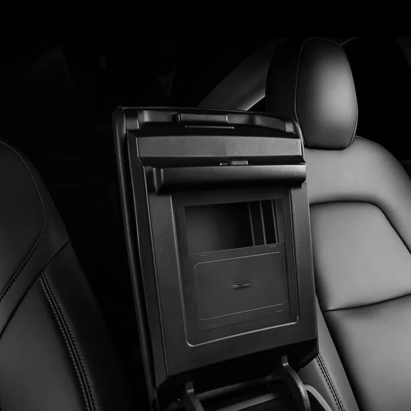 Auto Console Centrale Organizzatore Bracciolo Scatola di Immagazzinaggio Nascosto Per Tesla Modello 3 2022 Accessori 2021 2020 2019