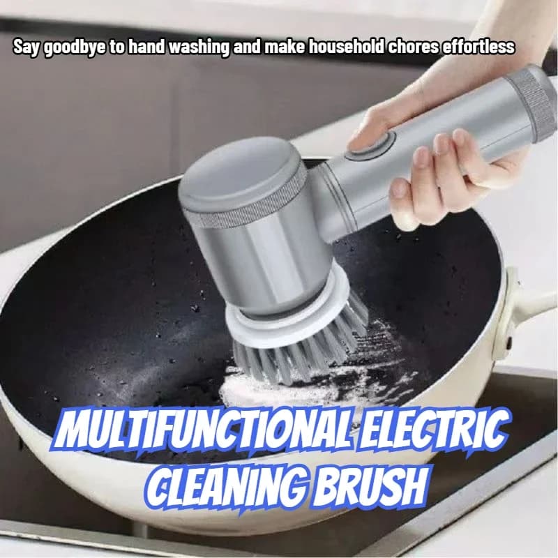 Spazzola per pulizia elettrica cucina bagno detergente multifunzione scarpa elettrica lucentezza prodotti per la pulizia prodotti per la casa e la cucina