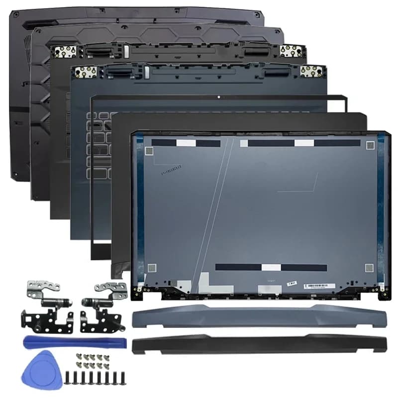 Accessori per laptop per MSI GP76 GE76 MS-17K1 17K2 17K3 17K4 Notebook LCD Cover posteriore/Lunetta anteriore/Coperchio cerniera/Palmrest/Custodia inferiore