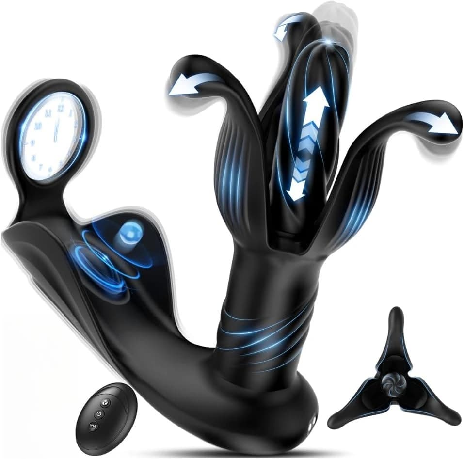 2026 New Prostate Massager Smart Butt Plug AIPowered Anal Toy for Men Remote APP Dual Control Gspot Vibrator Male Adult Pleasure