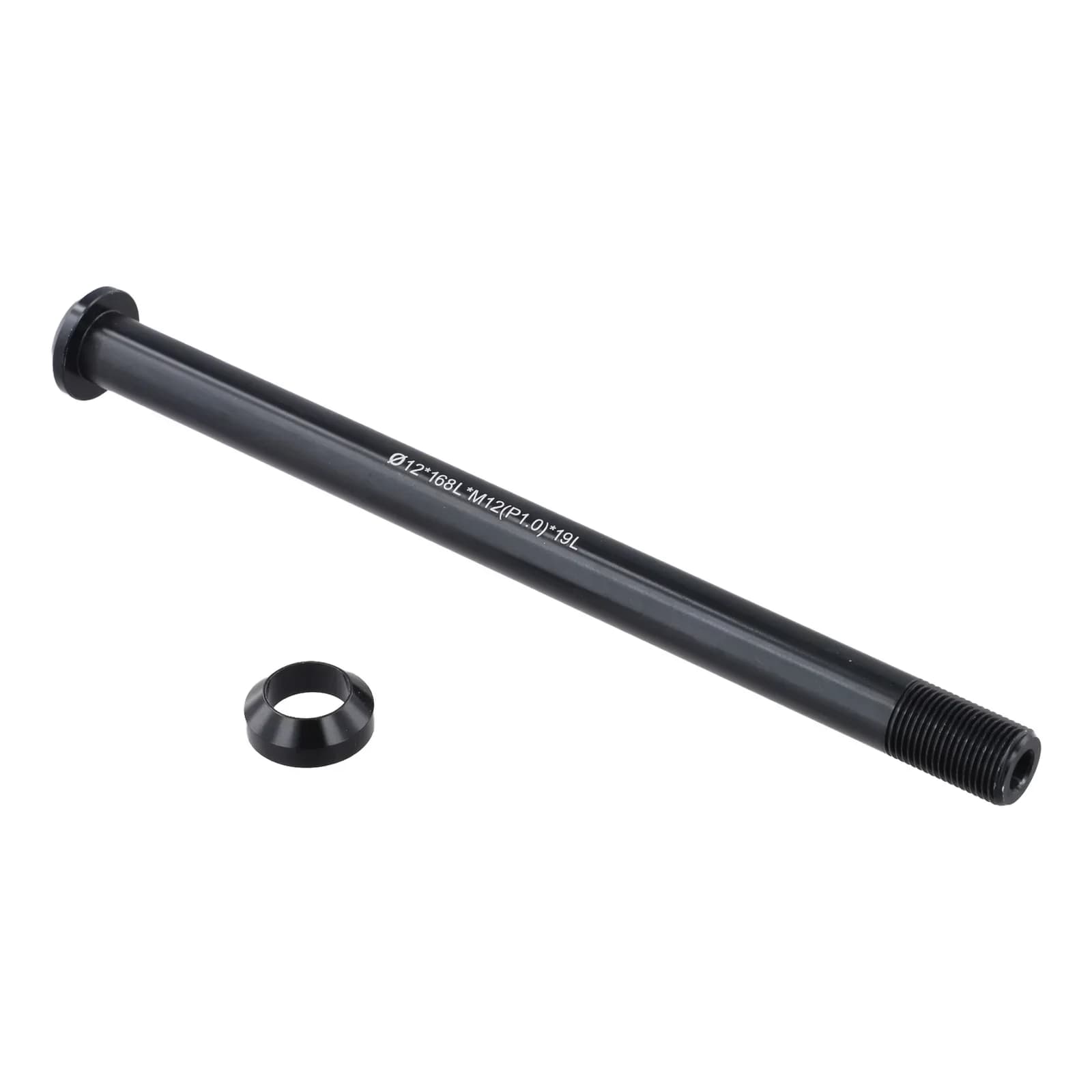 Aluminum Alloy Bike Thru Axle 142x12mm P1.0 Thread Compatible with 142x12mm Frame Bikes Including Flat and Conical Washers