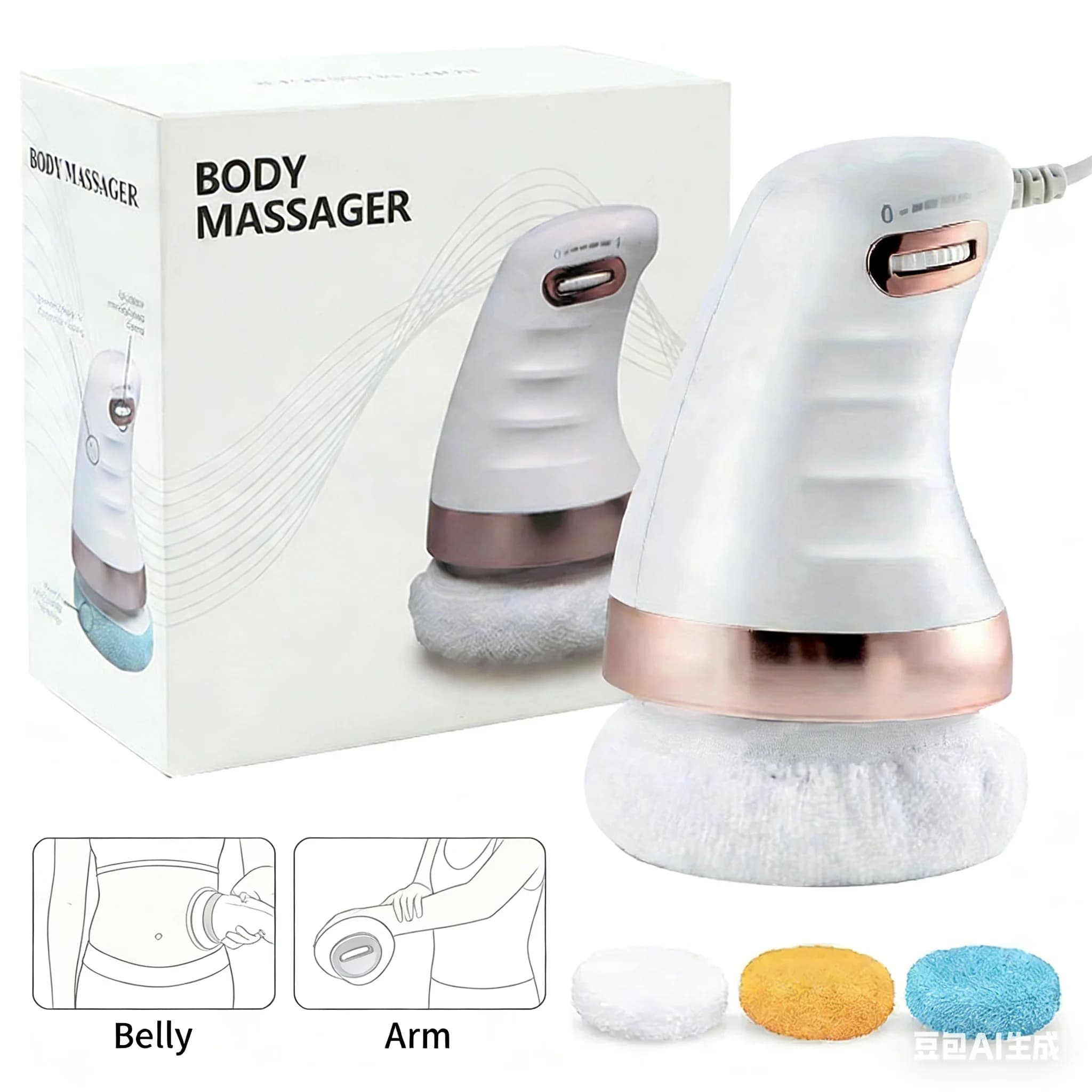 Portable Electric Massage Gun, Anti-cellulite Massage, Slim Body Shoe Machine, Leg Skin Shaving, Arms, Ass, Life, Belly