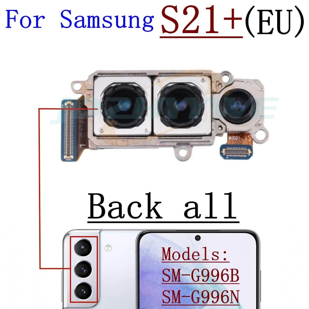 Front Backside Rear Camera For Samsung Galaxy S21+Plus 5G Frontal Small View Back Facing Main Camera Module Flex Cable Parts