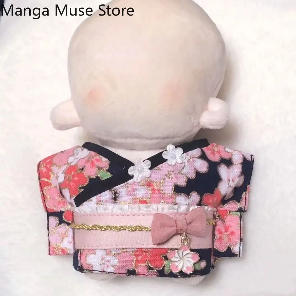 Japanese-Style Kimono Look Doll Clothes Change Costumes Decoration Props For 10CM Body Dress UP
