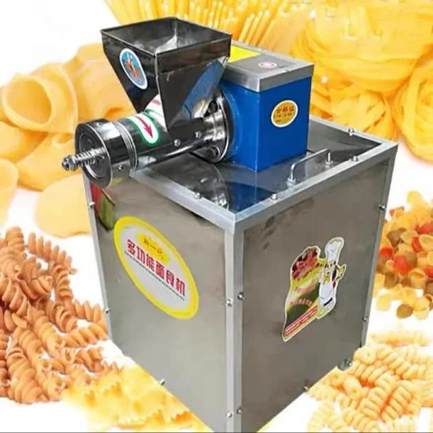 Macchina per la produzione di macaroni elettrici Macchina per la produzione di estrusori di pasta Macchina per la formatura di spaghetti e noodle