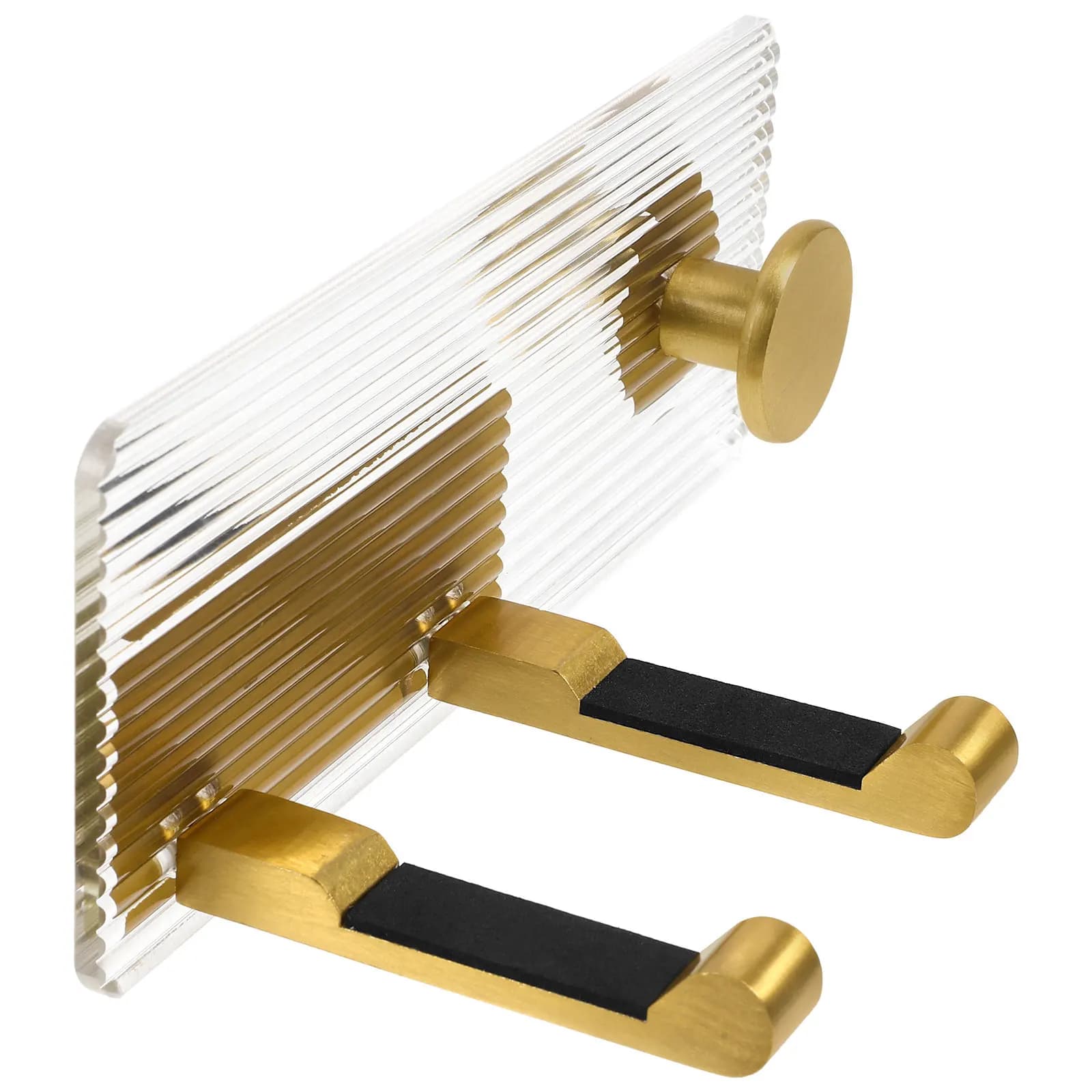 Hair Dryer Holder Wall Mounted Heavy Duty Space Saving Bathroom Organizer for Hair Dryer and Curling Iron Smooth Edge Rustproof