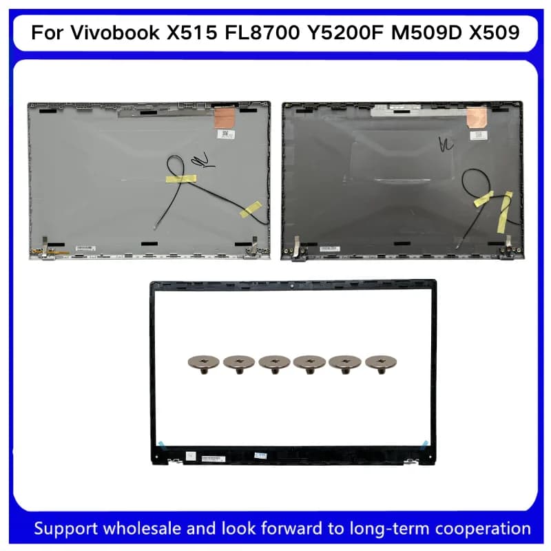 Nuovo Per Kailxuling Vivobook X515 FL8700 Y5200F M509D X509 R565M Y5200 F509 Y5200 V5200F LCD Della Copertura Posteriore/LCD Frontale Lunetta Della Copertura