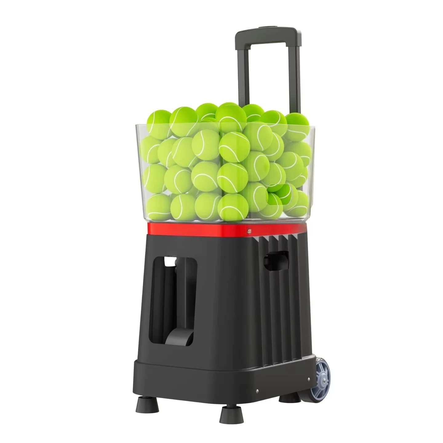 Macchina portatile e leggera per palline da tennis con controllo tramite APP per allenamento indoor