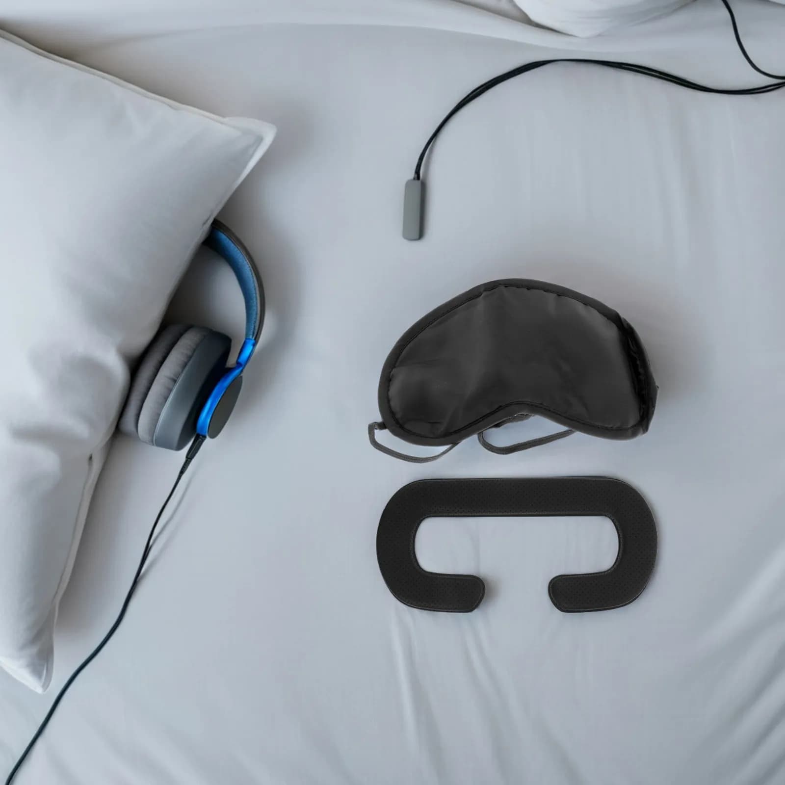 2Pcs Vr Face Cushion Pad Replacement Breathable Sponge Cover Adjustable Sweatproof Facial Cushion for Headset Gaming