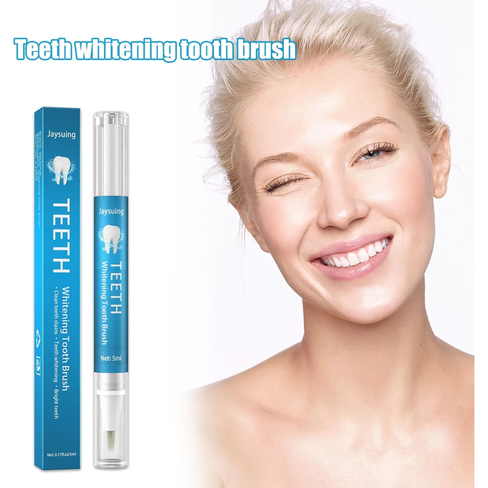 Tooth Whitening Pen Cleaning Beauty Tooth Brightening Gel Oral Cleaning Yellow Teeth Tea Stain Tooth Smoke Spot Clean