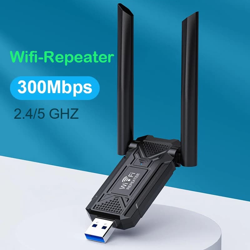 Ripetitore WiFi 300Mbps 2.4Ghz USB Router WiFi wireless Extender Amplificatore di segnale Booster Punto di accesso ripetitore Wi-Fi a lungo raggio