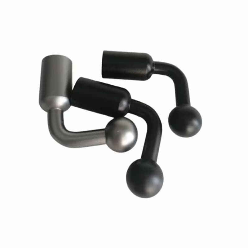 1 pz Adattatore a gomito a sfera in lega di alluminio da 17 mm a 3/8-16 Supporto per foro per vite per treppiede selfie stick supporto convertitore per montaggio a sfera