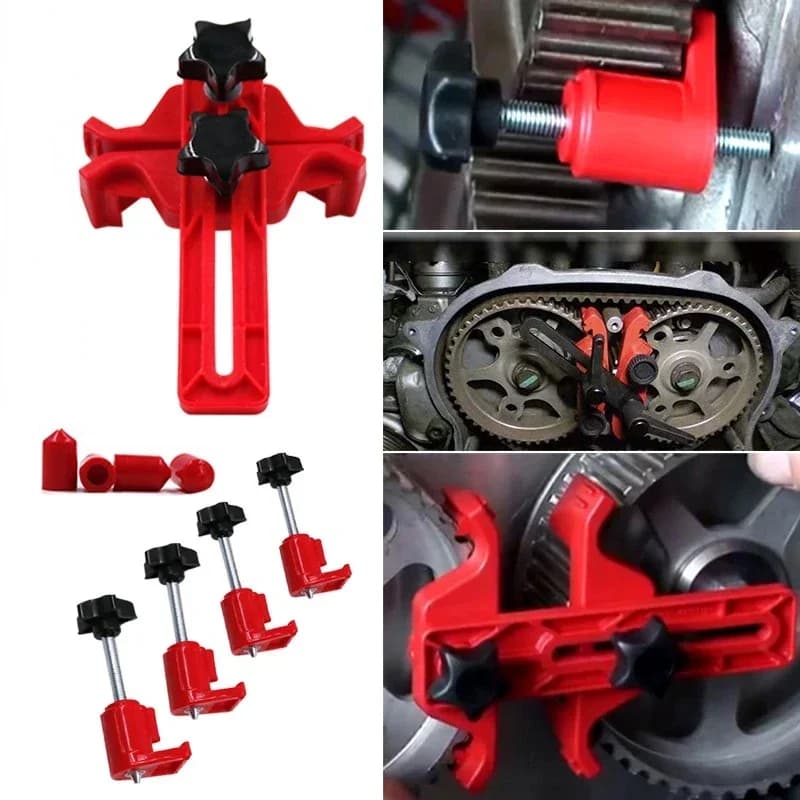 9PCS Strumento di blocco della camma automobilistica Fermo di bloccaggio dell'asse universale Morsetto di fissaggio della cinghia del motore Set di strumenti di riparazione automatica Ricambi auto