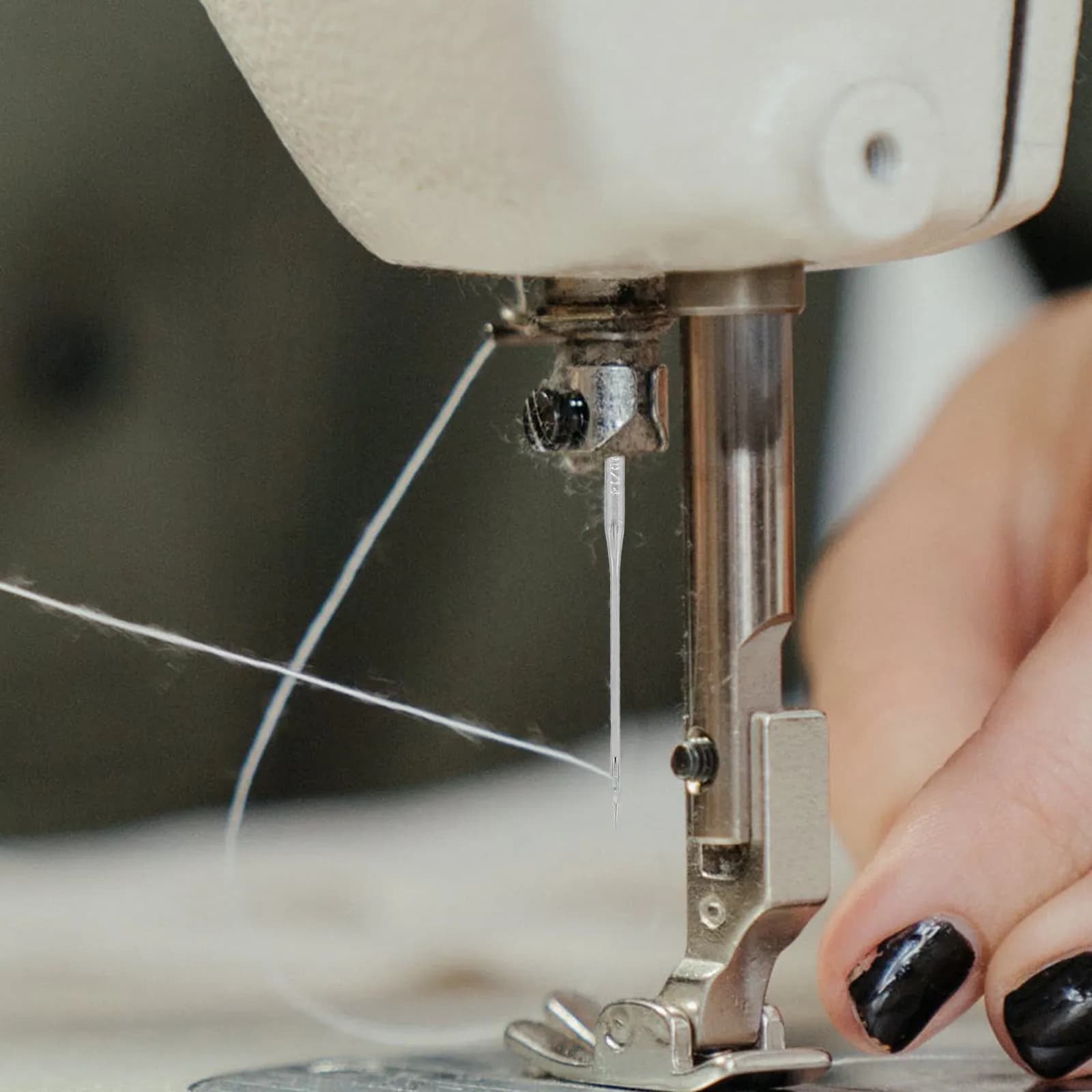 50 Pcs Denim Sewing Machine Needles Heavy Duty Embroidery Home for Machines Canvas Jeans