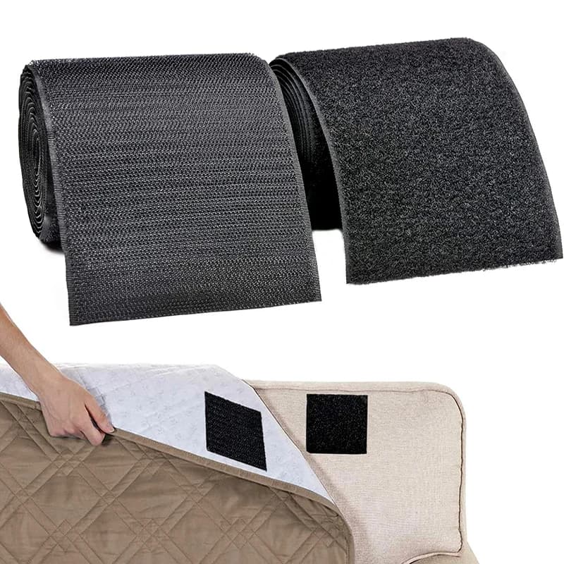 Larghezza 100/150mm cucire su nastro di fissaggio a strappo striscia di Nylon posteriore Non adesiva per accessori per cucire artigianali fai da te