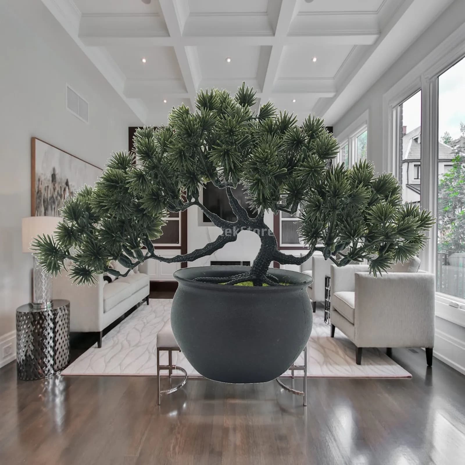 Artificial Bonsai Tree Decorative Bonsai Realistic Guest Greeting Faux Plants