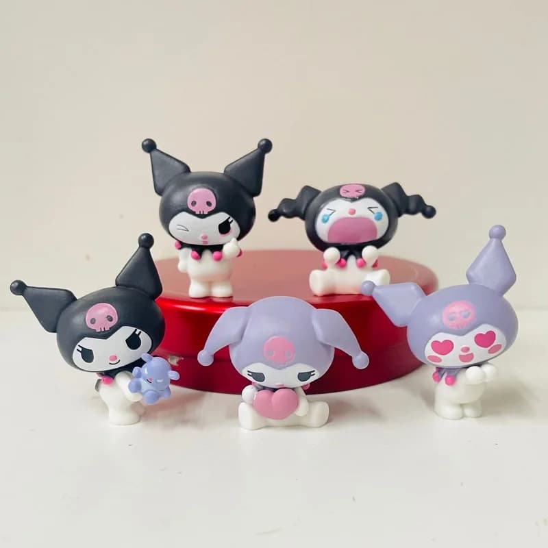 New Kuromi figurines in stock with cute and adorable themes Blind boxes Mini cute dolls Ornaments for desktop Surprise gifts Girls