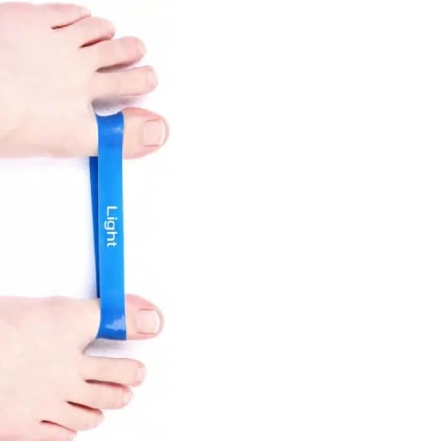 Set di 5 Fasce Elastiche per Dita dei Piedi, Correttore per Alluce Valgo, Esercizio per la Forza delle Dita e del Piede