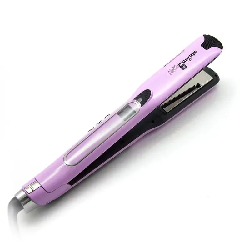Professional Swivel Steampod Hair Plate 360 Mini Electric Steam Iron LCD