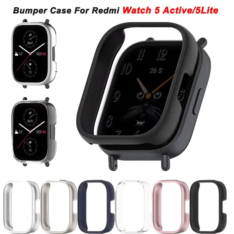 Custodia per PC per Xiaomi Redmi Watch 5 Cover opaca attiva Custodia protettiva per paraurti cava per accessori Smartwatch Redmi Watch 5 Lite