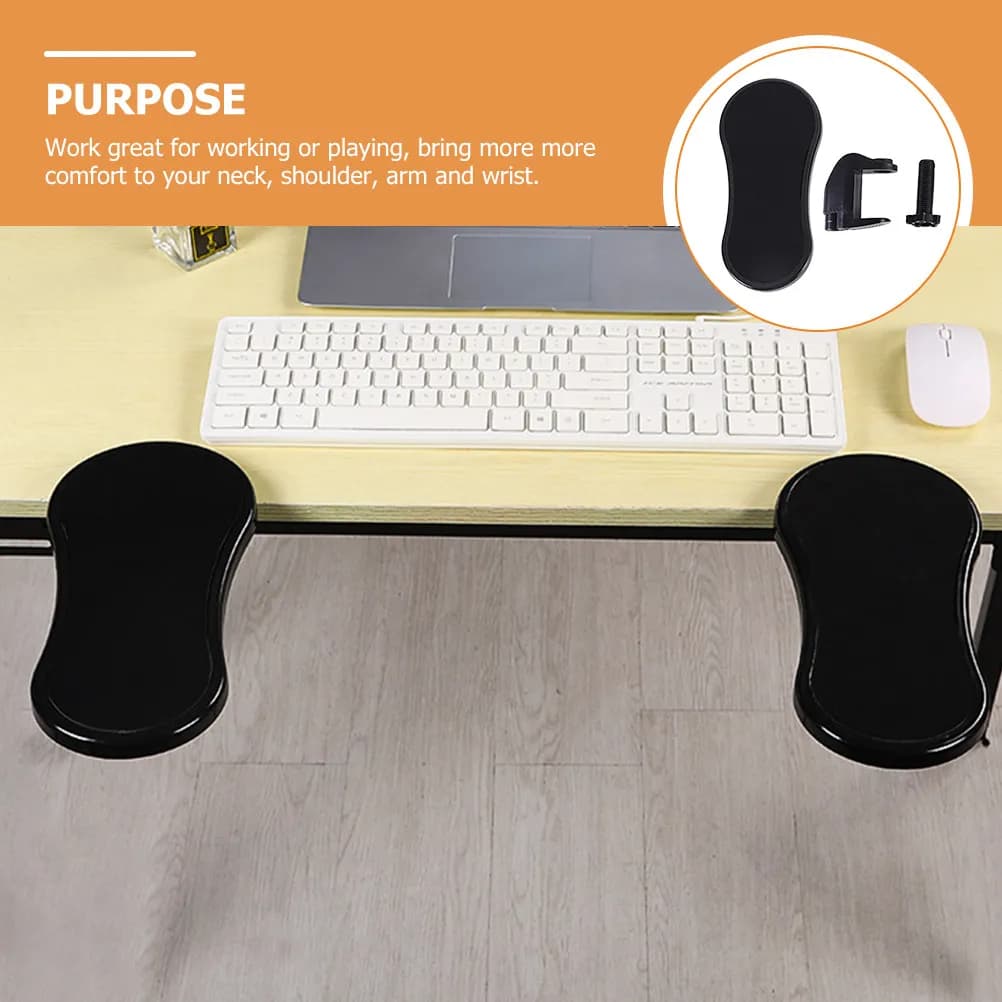 Supporto Ergonomico per Braccio e Gomito, Tappetino Protettivo per Mouse, per Ufficio e Gaming
