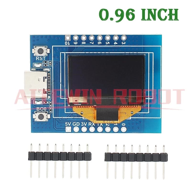 ESP32-C3 development card with 0,96 inch OLED display, Bluetooth IoT WiFi module ceramic antenna for Arduino