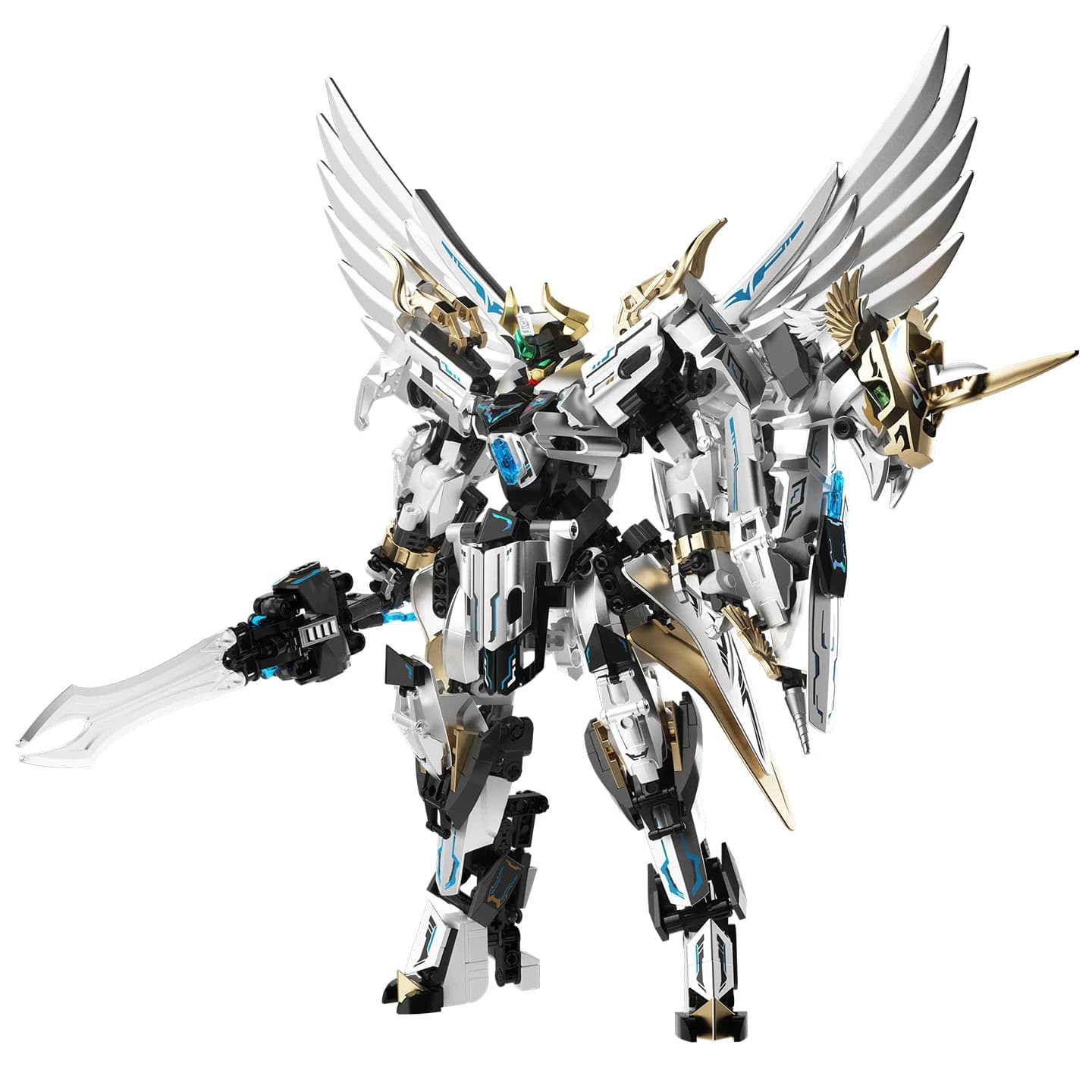 Serie JAKI Mecha che trasforma il modello di robot Pegasus assemblaggio giocattolo blocchi di costruzione giocattolo educativo regalo di compleanno per ragazzo