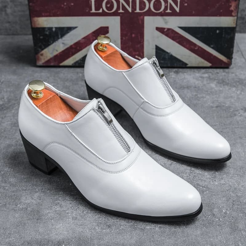 Scarpe eleganti classiche da uomo in pelle scarpe Oxford da uomo eleganti formali Casual Business Office Party mocassini tacchi alti ballerine da sposa