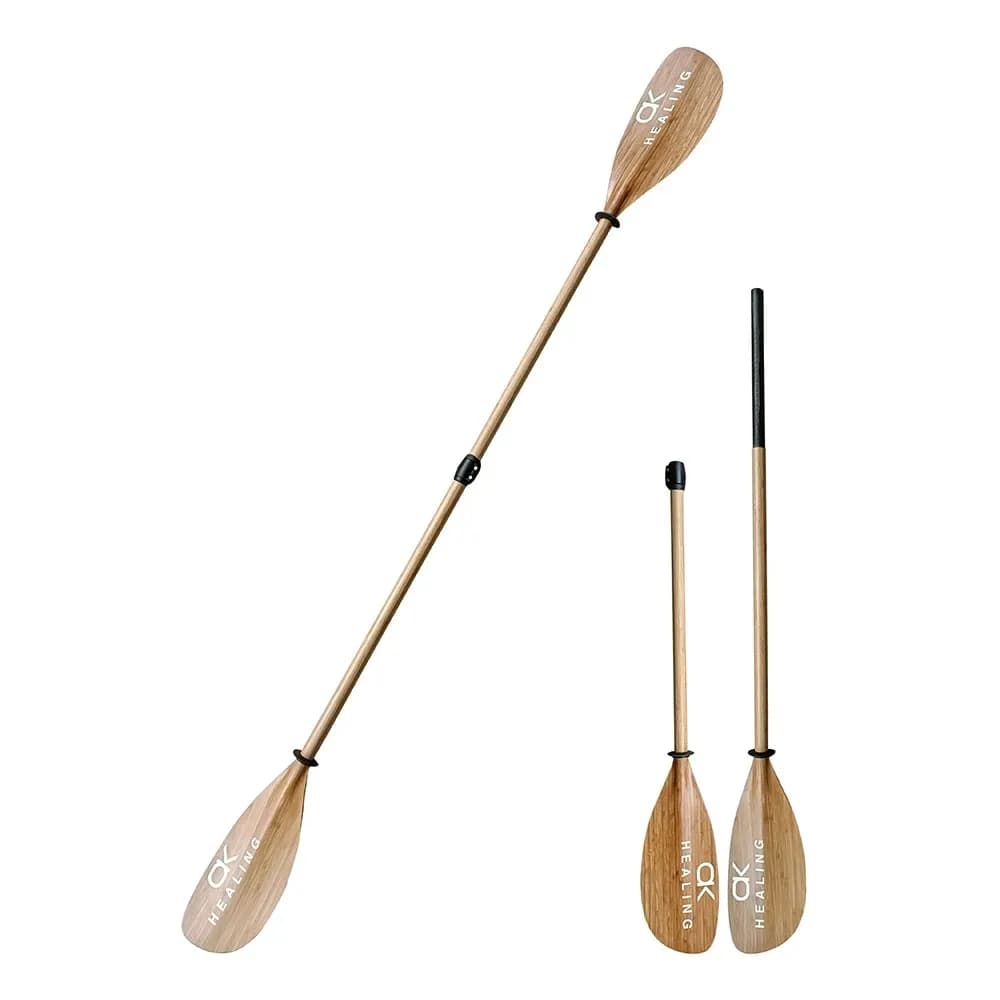 OKHEALING Pagaia per kayak ultraleggera in fibra di carbonio per mare/lago/fiume Gonfiabile SUP Surf Doppi lame Accessori per kayak per barche