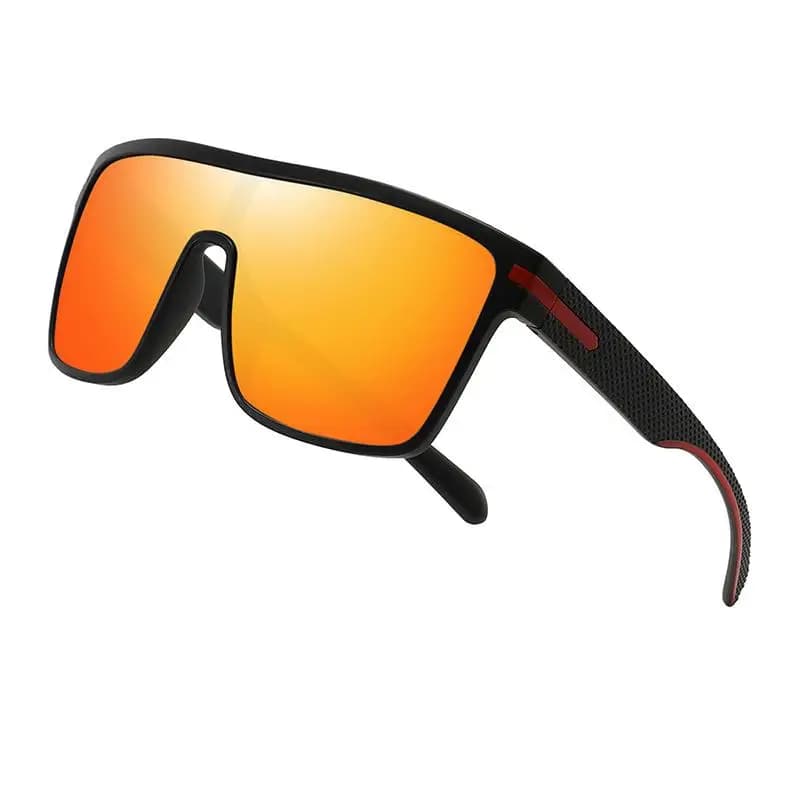 Occhiali da sole quadrati colorati alla moda per uomo donna, occhiali da sole da pesca UV400 dal design di lusso Occhiali da guida per equitazione Occhiali da sci